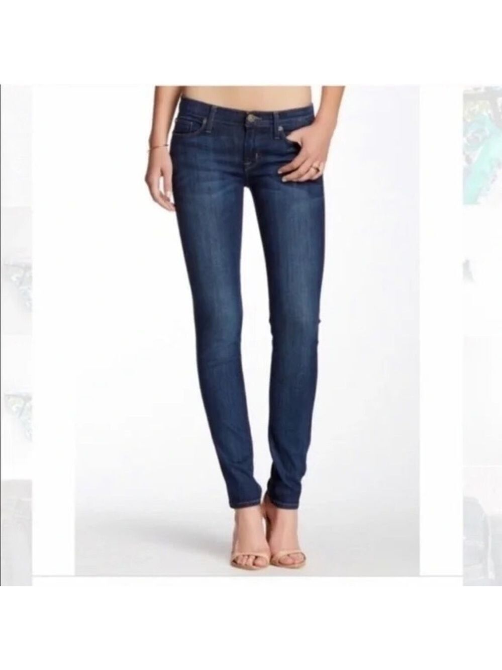 Hudson Colette Midrise Skinny Jeans in size 26